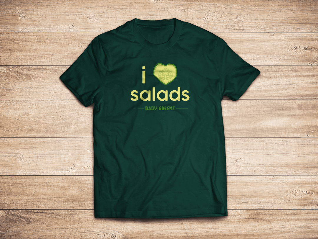 Baby Greens social media campaign graphic — Summer of Love